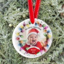 Eerste kerstkind 2-zijdige fotokeeper