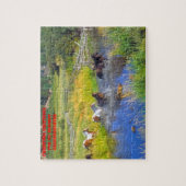 Eerste kerstkleindochter. Jigzaag Puzzle Legpuzzel (Verticaal)