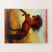 Eerste kerstkleindochter. legpuzzel (Horizontaal)