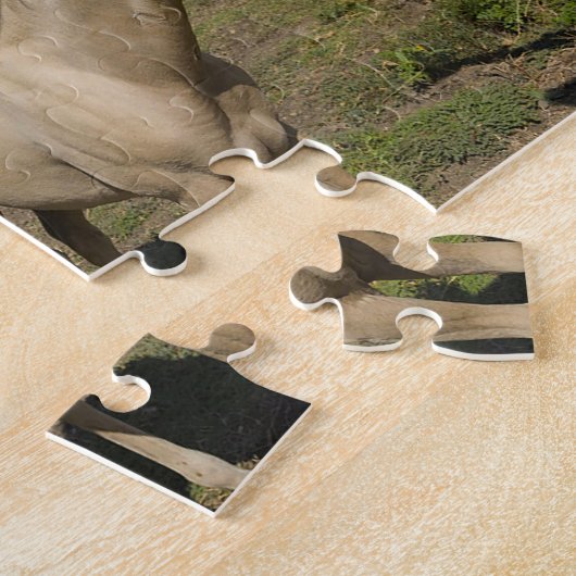 Eerste kerstkleindochter. legpuzzel (Zijkant)