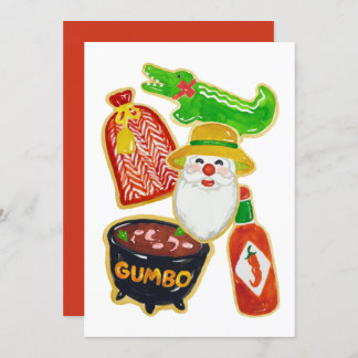 Eerste kerstkoekjes in Cajun Kaart