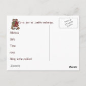 Eerste kerstkoekjes uitnodiging (Achterkant)