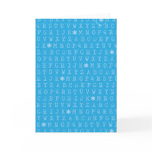 Eerste kerstlied met woordspeling Kerstkaart (1e N