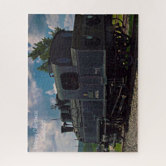 Eerste kerstman. legpuzzel (Verticaal)