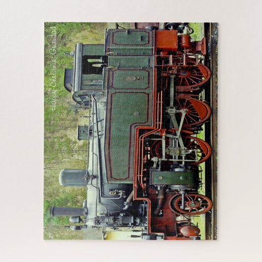 Eerste kerstman. legpuzzel (Verticaal)