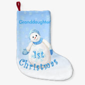 Eerste kerstman van kleindochter kleine kerstsok (Voorkant)