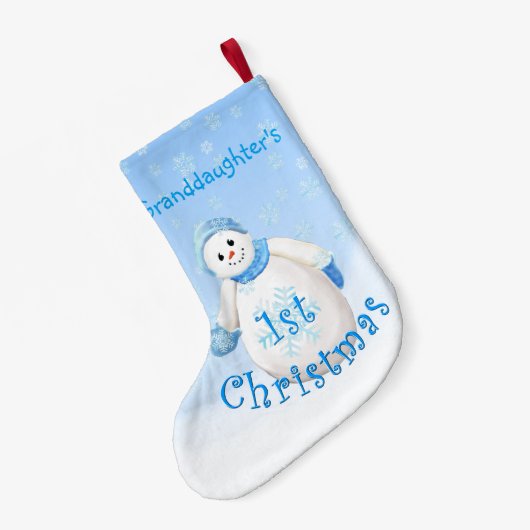 Eerste kerstman van kleindochter kleine kerstsok (Achterkant (Hangend))