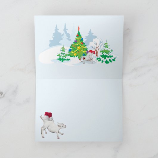 Eerste Kerstmis 2010 Kaart baby (Binnen)