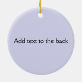 Eerste Kerstmis 2010 Keramisch Ornament (Achterkant)