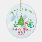 Eerste Kerstmis 2010 Ornament voor baby's (Links)
