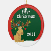 Eerste Kerstmis 2011 Ornament (Boy) (Links)