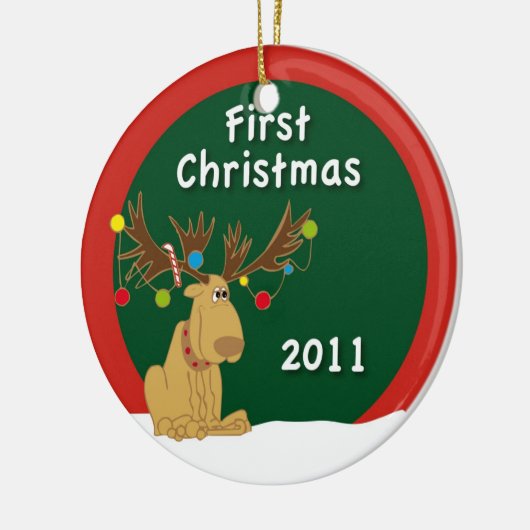 Eerste Kerstmis 2011 Ornament (Boy) (Links)