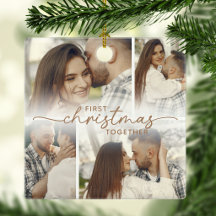 Eerste kerstmis 5 foto gepersonaliseerde kerst