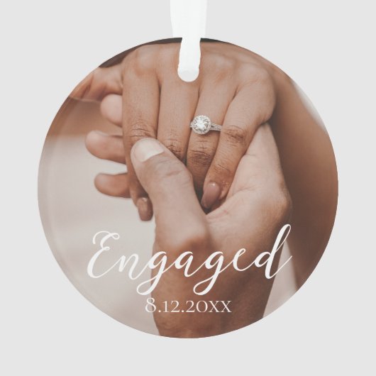 Eerste Kerstmis Aangepaste foto Keepomwille Ornament (achterkant)