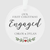 Eerste Kerstmis Aangepaste foto Keepomwille Ornament (voorkant)