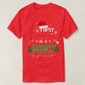 Eerste Kerstmis als apotheker T-shirt (Design voorkant)