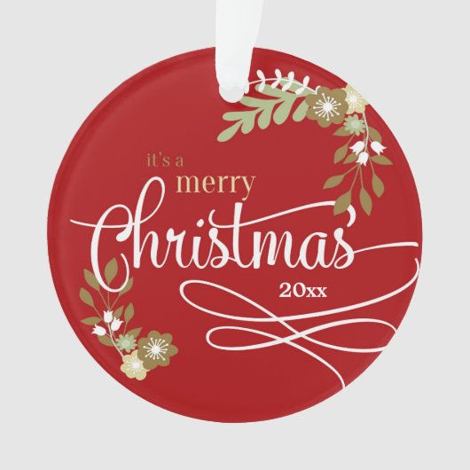 Eerste Kerstmis als Big Brother-aangepaste foto/na Ornament (voorkant)