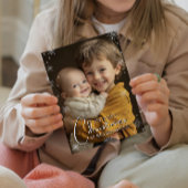 Eerste Kerstmis als Big Brother Foto Afdruk