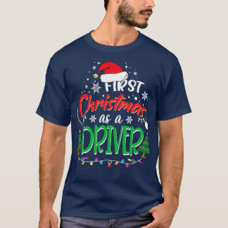 Eerste Kerstmis als chauffeur T-shirt