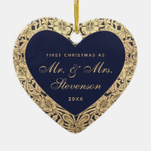 Eerste Kerstmis als de heer en mevrouw Navy Blue G