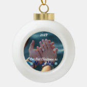 Eerste Kerstmis als de heer en mevrouw Ornament (Voorkant)