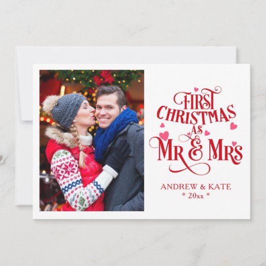 Eerste Kerstmis als de heer en mevrouw persoonlijk (Voorkant)