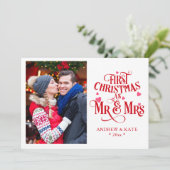 Eerste Kerstmis als de heer en mevrouw persoonlijk (Staand voorkant)