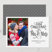 Eerste Kerstmis als de heer en mevrouw persoonlijk (Voorkant / Achterkant)