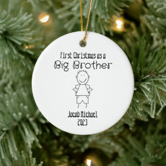 "Eerste Kerstmis als een Big Brother" Ornament