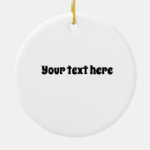 Eerste Kerstmis als een familie van drie Ornament (Achterkant)