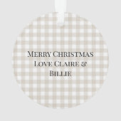 Eerste Kerstmis als een nieuwe pappa-sleuf Ornament (achterkant)