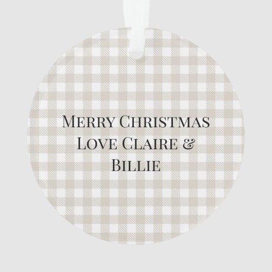 Eerste Kerstmis als een nieuwe pappa-sleuf Ornament (achterkant)