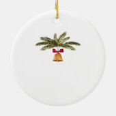 Eerste Kerstmis als familie van drie sieraden Keramisch Ornament (Achterkant)