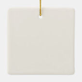 Eerste Kerstmis als familie van vijf pinguïns-Orna Keramisch Ornament (Achterkant)