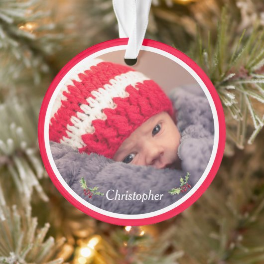 Eerste Kerstmis als Grammy en Grampy - Foto Ornament (Boom)