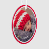 Eerste Kerstmis als Grammy en Grampy - Foto Ornament (voorkant)