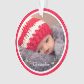 Eerste Kerstmis als Grammy en Grampy - Foto Ornament (voorkant)