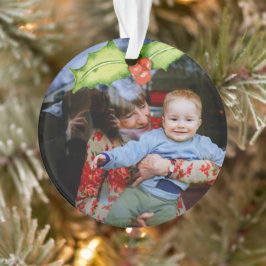 Eerste Kerstmis als Grandma Grandouders Baby Foto Ornament