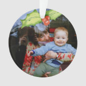 Eerste Kerstmis als Grandma Grandouders Baby Foto Ornament (voorkant)