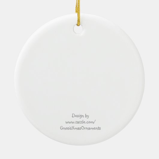 Eerste Kerstmis als Grandma Grandpa kerstboom Keramisch Ornament (Achterkant)