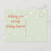 Eerste Kerstmis als grootouders - Gingerbrood Mann Briefkaart (Achterkant)