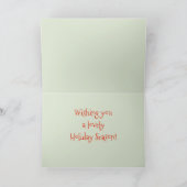 Eerste Kerstmis als grootouders - Gingerbrood Mann Feestdagen Kaart (Binnen)