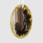 Eerste Kerstmis als grootouders Golden Circle Orn Ornament (voorkant)