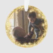 Eerste Kerstmis als grootouders Golden Circle Orn Ornament (voorkant)