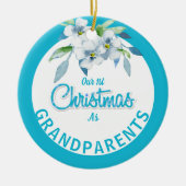 Eerste Kerstmis als grootouders Keramisch Ornament (Voorkant)