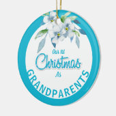 Eerste Kerstmis als grootouders Keramisch Ornament (Links)