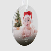 Eerste kerstmis als grootouders Kerstmis familie Ornament (voorkant)