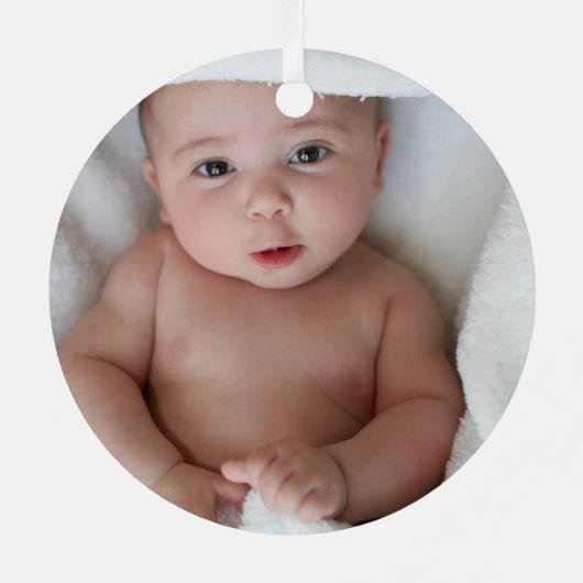 Eerste Kerstmis als grootouders Metalen Ornament (Achterkant)