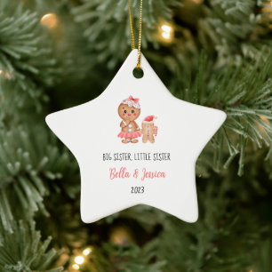 Eerste Kerstmis als Grote Zus Schattige Ornament