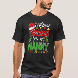 Eerste Kerstmis als jonge kerstman met Pajama-kers T-shirt